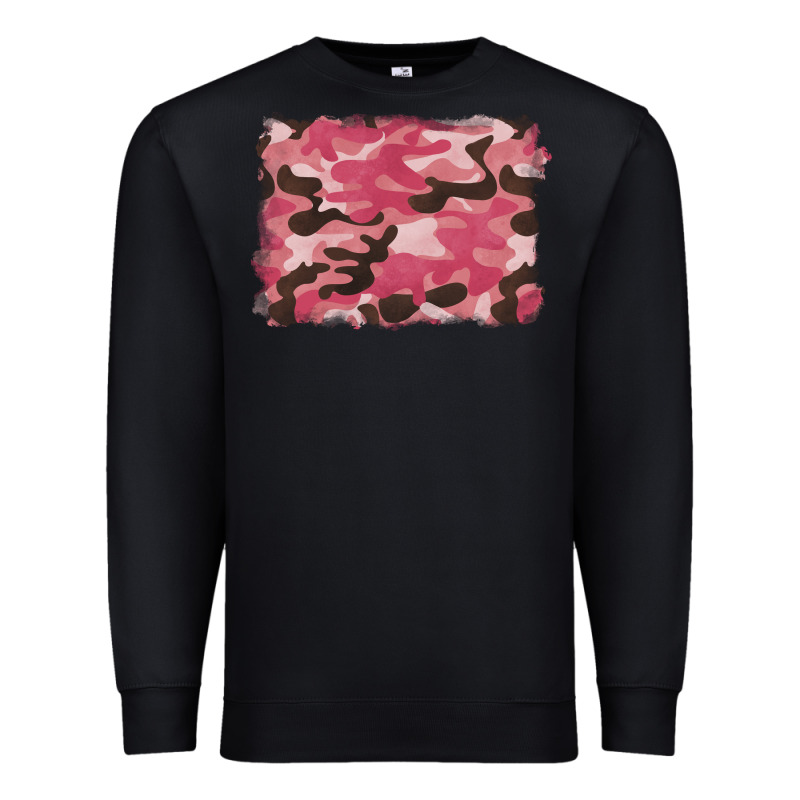 Pink Camouflage Background Premium Sweatshirt by BarkalooDesign | Teevron