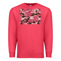 Cardinal pink camouflage background Premium Sweatshirt - BarkalooDesign