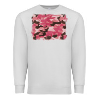 Dove Grey pink camouflage background Premium Sweatshirt - BarkalooDesign