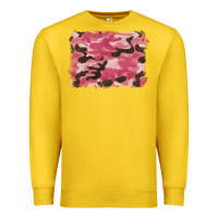 Lemon pink camouflage background Premium Sweatshirt - BarkalooDesign