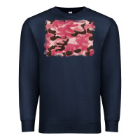 Navy pink camouflage background Premium Sweatshirt - BarkalooDesign