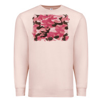 Pale Pink pink camouflage background Premium Sweatshirt - BarkalooDesign