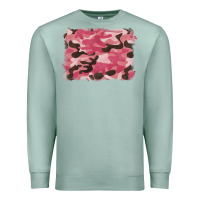Seafoam pink camouflage background Premium Sweatshirt - BarkalooDesign