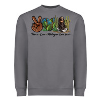 Storm Peace Love Malayan Sun Bear Heavyweight Sweatshirt - LillyAllenDesigns