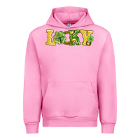 Fuchsia Pink lucky horseshoe and four leaf clover Urban Hoodie - AdoDesignShop