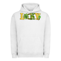 Pigment Lunar Rock lucky horseshoe and four leaf clover Urban Hoodie - AdoDesignShop