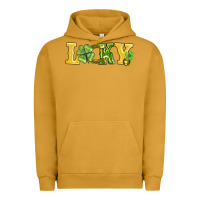 Pigment Peanut Butter lucky horseshoe and four leaf clover Urban Hoodie - AdoDesignShop