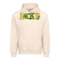 Sandshell lucky horseshoe and four leaf clover Urban Hoodie - AdoDesignShop