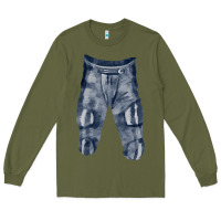 Army Green football padded pant fa element Long Sleeve Tee - FaDigitalArtStudio