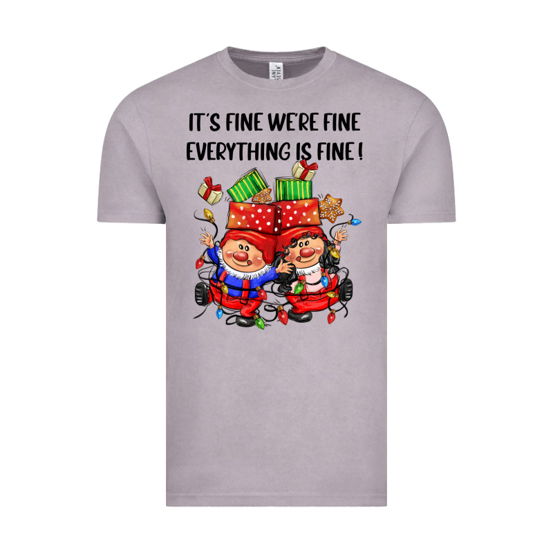 Its Fine Were Fine Everything Is Fine Vintage Tee by CowGirlArtShop | Teevron