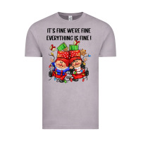 Vintage Zinc its fine were fine everything is fine Vintage Tee - CowGirlArtShop