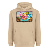 Mushroom easter egg background Heavyweight Hoodie - BarkalooDesign