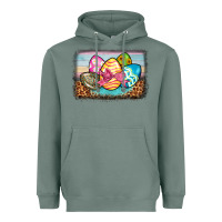 Sage easter egg background Heavyweight Hoodie - BarkalooDesign