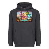 Smoke easter egg background Heavyweight Hoodie - BarkalooDesign