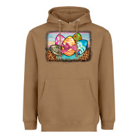 Toasted Coconut easter egg background Heavyweight Hoodie - BarkalooDesign