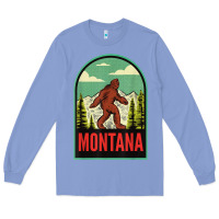 Colony Blue montana vintage bigfoot travel Long Sleeve Tee - longCreatives