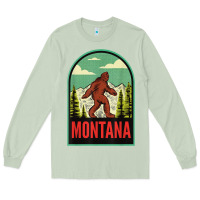 Matcha montana vintage bigfoot travel Long Sleeve Tee - longCreatives