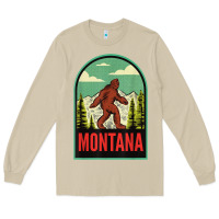 Mushroom montana vintage bigfoot travel Long Sleeve Tee - longCreatives