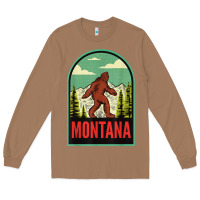Toasted Coconut montana vintage bigfoot travel Long Sleeve Tee - longCreatives
