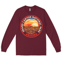 Vintage Grand Canyon National Park Retro 80s Graphic Long Sleeve Tee | Teevron