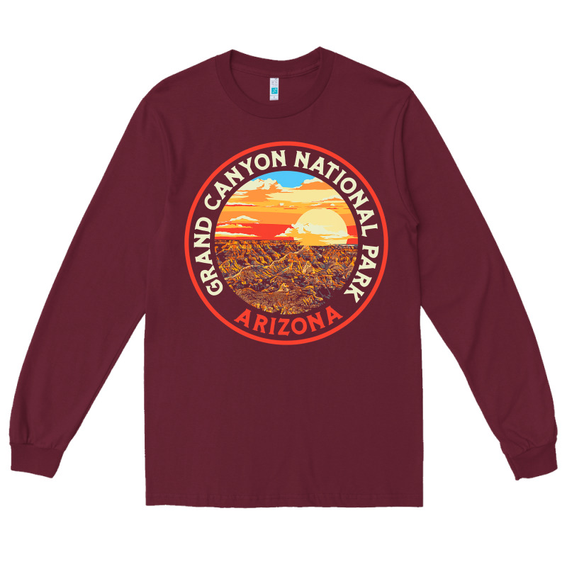 Vintage Grand Canyon National Park Retro 80s Graphic Long Sleeve Tee by longCreatives | Teevron