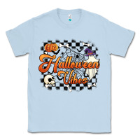 Dusty Blue halloween vibes Classic Tee - Artiststas