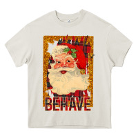 Cream Santa Behave Heavy Core Tee - Bettercallsaul