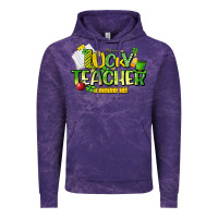 Cloud Purple lucky teacher St. Patrick's Day Vintage Hoodie - HowdyJamesFarm