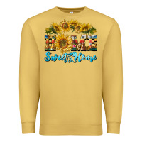 Antique Gold home sweet home sunflower Premium Sweatshirt - BarkalooDesign