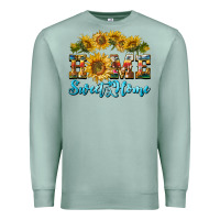 Seafoam home sweet home sunflower Premium Sweatshirt - BarkalooDesign