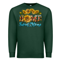 Sports Green home sweet home sunflower Premium Sweatshirt - BarkalooDesign
