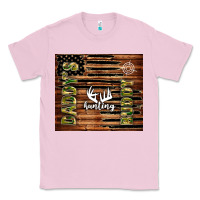 Bubblegum Pink daddy's hunting buddy Classic Tee - TumblerDesignByShophia