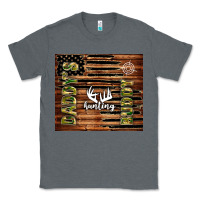 Charcoal Heather daddy's hunting buddy Classic Tee - TumblerDesignByShophia