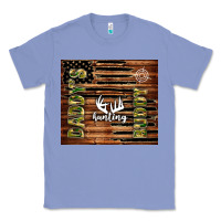 Colony Blue daddy's hunting buddy Classic Tee - TumblerDesignByShophia