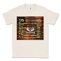 Natural daddy's hunting buddy Classic Tee - TumblerDesignByShophia