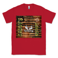 Red daddy's hunting buddy Classic Tee - TumblerDesignByShophia