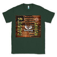 Sports Green daddy's hunting buddy Classic Tee - TumblerDesignByShophia