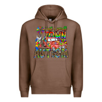 Chestnut Just a Girl Small Town Autism Premium Hoodie - CowhideDigitalArt