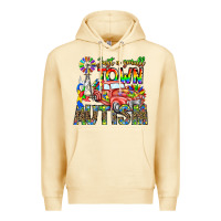Pina Colada Just a Girl Small Town Autism Premium Hoodie - CowhideDigitalArt