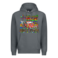 Rock Just a Girl Small Town Autism Premium Hoodie - CowhideDigitalArt