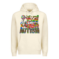 Sandshell Just a Girl Small Town Autism Premium Hoodie - CowhideDigitalArt