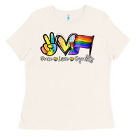 Bone Peace love equality Ladies Tee - NancyCooperArtShop