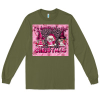 Army Green i'm dreaming of a pink christmas Long Sleeve Tee - FaDigitalArtStudio