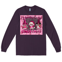 Plum i'm dreaming of a pink christmas Long Sleeve Tee - FaDigitalArtStudio