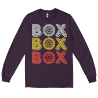 Plum Vintage Retro Box Box Box Formula Racing Long Sleeve Tee - longCreatives