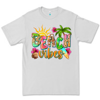 Dove Grey Beach vibes Premium Tee - NancyCooperArtShop