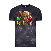 Cloud Black ho ho ho heifer Vintage Tee - CowGirlArtShop