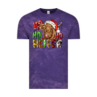 Cloud Purple ho ho ho heifer Vintage Tee - CowGirlArtShop