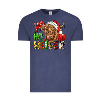 Vintage Denim ho ho ho heifer Vintage Tee - CowGirlArtShop