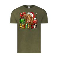 Vintage Olive ho ho ho heifer Vintage Tee - CowGirlArtShop